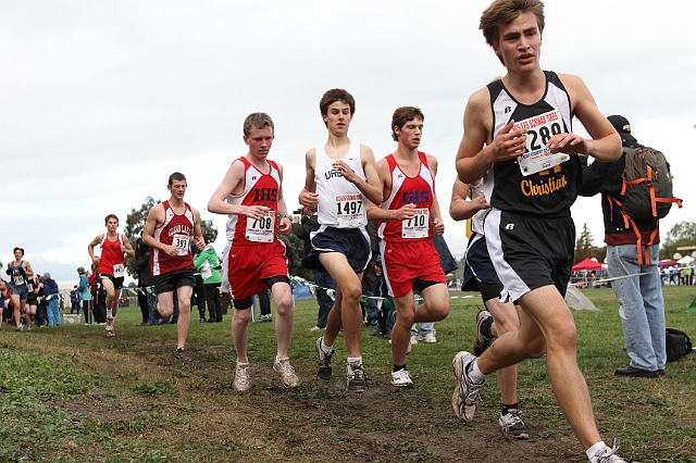 2010NCSXC BD5-1037.JPG - 2010 North Coast Section Cross Country Championships, Hayward High School, Hayward, California